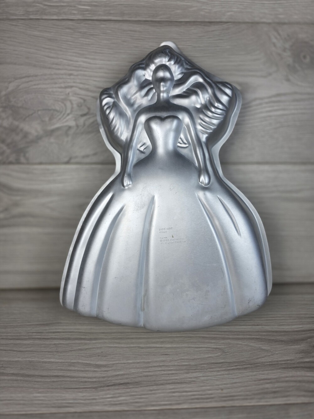 Vintage 1992 Wilton Barbie Cake Pan Evening Gown Mattel Jello Mold SU1